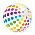 thumbnail image 1 of Intex Jumbo Inflatable Colorful Transparent PVC Giant Beach Ball, Color Varies, 1 of 8