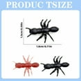 thumbnail image 3 of ZMKIAG Realistic Fake Ants Model, Novelty Prank Plastic Black Ant Joke Toys, Faux Simulated Insects for Practical Joke Halloween Party Favors Decoration Supplies April Fool's Day Props, 3 of 5