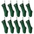 thumbnail image 4 of Christmas Stockings with Initials 19.7 Inches Large Knit Embroidered Letter Christmas Xmas Stocking Gifts for Family Fireplace Party Decoration, 4 of 9