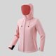 thumbnail image 2 of Gabardina para mujer y hombre Chaqueta al libre aislada a de viento acolchada del color sólido de las mujeres para el otoño y el invierno (Rosa, XL), 2 of 4