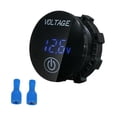 thumbnail image 4 of hengtong Car Digital Monitor 12V 24V Sturdy Vehicle Repair Parts Voltmeter Tester blue, 4 of 9