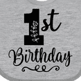 thumbnail image 4 of Inktastic 1st Birthday One Year Old Girls Girls Baby Bib, 4 of 4