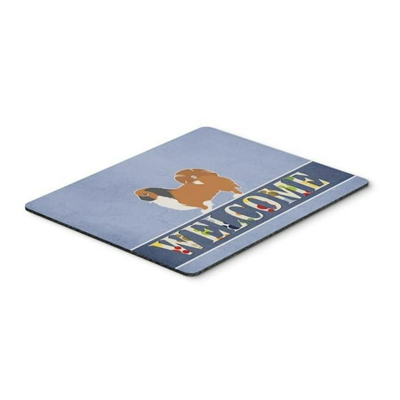 Pekingese Welcome Mouse Pad, Hot Pad or Trivet