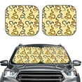 thumbnail image 2 of Balery 2 Piece Various Snake Car Windshield Sun Shade|Foldable Front Windshield Shade for Car Front Window for Most Sedans SUV Truck-Small, 2 of 7