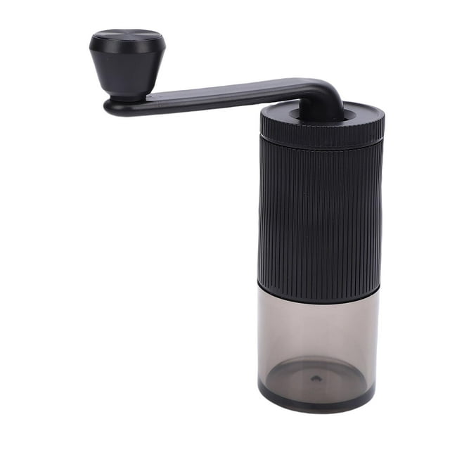 Manual Coffee Grinder with Adjustable Grind Settings Portable Hand Crank Coffee Bean Mill with Ceramic Burr, Built In Compartments, Compact Design for Home, Office, Travel