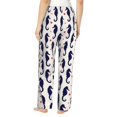 thumbnail image 3 of Daiia Seahorses and Hearts Women's Sleep Pant with Pockets and Drawstring,Pajama Pants-X-Large, 3 of 9
