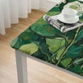 thumbnail image 5 of WYYP Flowers Leaves Square Tablecloth 100% Polyester Fiber 46*46, 5 of 8