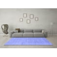 thumbnail image 3 of Ahgly Company Machine Washable Indoor Rectangle Abstract Blue Modern Area Rugs, 2' x 4', 3 of 4