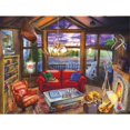 thumbnail image 1 of (Big Size) Cozy House-Full Round Diamond Painting 60*45CM, 1 of 10