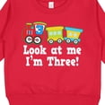 thumbnail image 3 of Inktastic 3rd Birthday Train Toddler Sweatshirt, 3 of 4