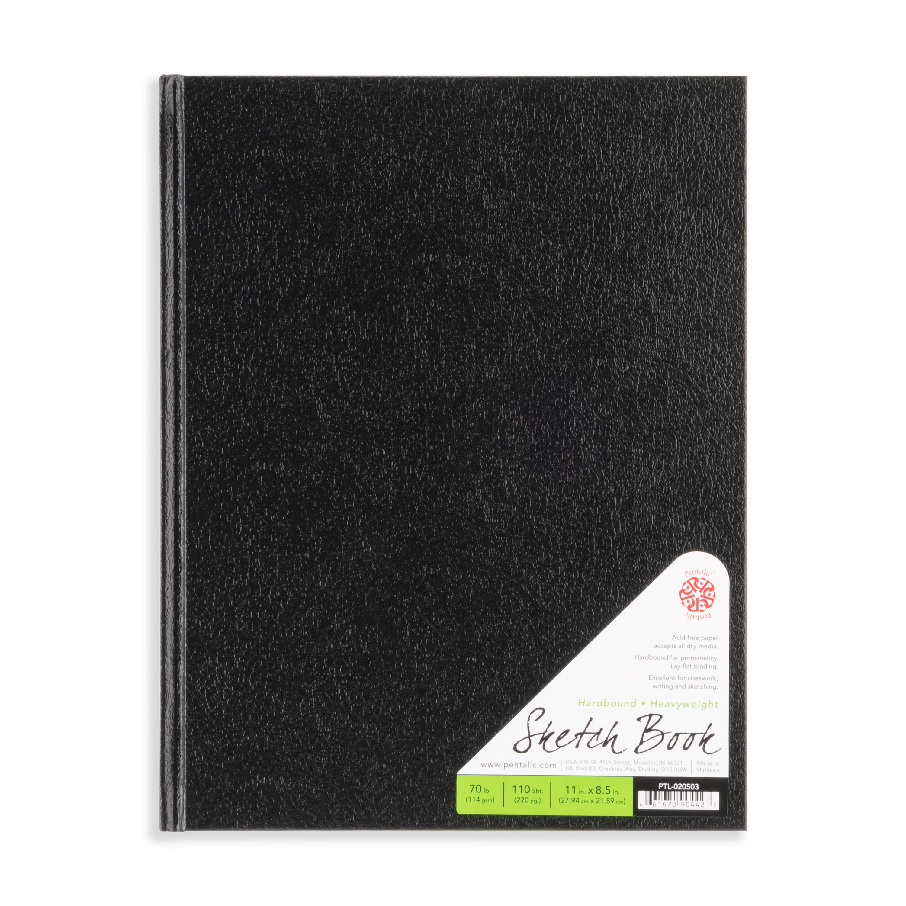 Pentalic - 8.5'x 11' Traditional Hardbound Artist Sketchbook