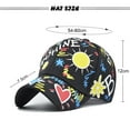 thumbnail image 3 of Lroveb Women Men Baseball Caps Casual Regular Youth Retro Graffiti Letters Colorful High Street Cap Trucker Hat, 3 of 4