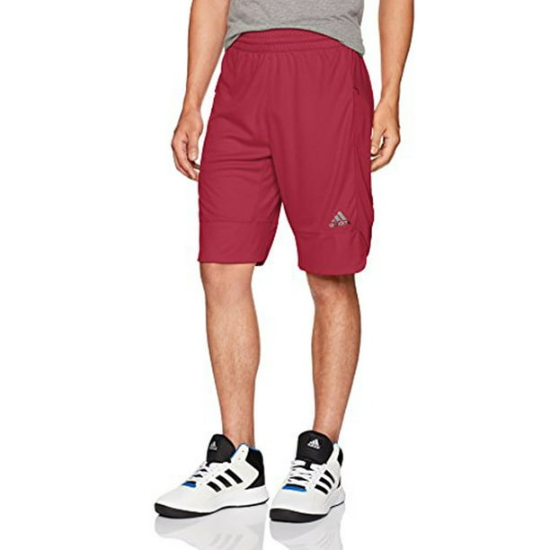 RETIRED adidas Men's Basketball Shorts, Collegiate Burgundy Solid, XX