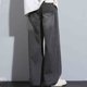 thumbnail image 3 of Pantalones largos de moda para hombre, casuales, de color sólido, con bolsillos y cremallera, cintura elástica, de poliéster., 3 of 5