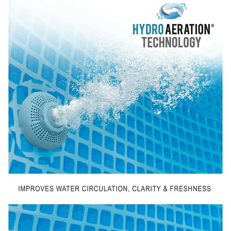 INTEX Prism Frame Above Ground Pool Set, 15'x48