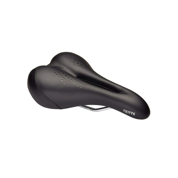 Terry Bike Saddle - Liberator Y Gel Saddle Bike Seat For Men's Cycling - Padded Wide Bike Seat Cushion For Comfortable Long Rides, Black Dura-tek Bicycle Seat Cover