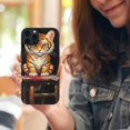 iPhone 14 Pro Cat Lion Animal Drawing Paint Artist Painter Case