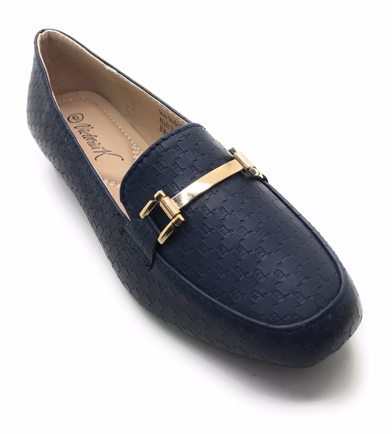 Chic Victoria K Slipon Moccasins with Textured Kuwait Ubuy
