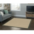 thumbnail image 3 of Linon Athena Machine Tufted Wool 1'10"x2'10" Rug in Sisal and Green, 3 of 7