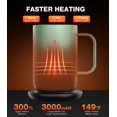 thumbnail image 2 of Taza de café autocalentable Kepwam T1 470 ml con control de aplicaciones, 2 of 9