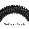 thumbnail image 4 of Uxcell 3.0 M 9 x 12 mm PP Flexible Corrugated Conduit Tube for Garden,Office Black, 4 of 5
