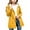 Yellow, variant on Puntoco Girls Long Rain Jacket Waterproof with Hood Lightweight Windbreaker Raincoat Plus Size Travel Camping Outdoor Coat Yellow 14-15 Years