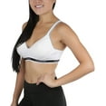 thumbnail image 3 of ToBeInStyle Women's Pull-Over Racerback Sports Bra w/Jennifer Sport Text Print, 3 of 3