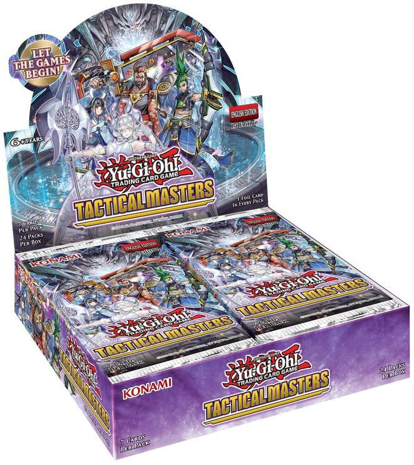 Yu-Gi-Oh Tactical Masters Booster Box - 24 Packs, 1st Edition, Monster  Card, Rare & Secret - Walmart.com