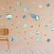 thumbnail image 2 of Wosthever Adhesivo decorativo para ventana de pared de medusas de PVC para oficina, pegatina de criaturas marinas para dormitorio, papel tapiz Decoración del hogar, 2 of 6