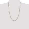 thumbnail image 4 of 925 Sterling Silver Figaro Chain Styles Necklace 4.5 mm 26 inch, 4 of 4