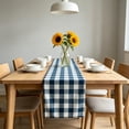 thumbnail image 5 of Checkered Cotton Linen Table Runner Farmhouse Style Dining Table Decor for Indoor Outdoor Use, 5 of 6