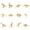 A, variant on 12Pcs Assorted Dinosaur Skeleton Mini Figurine Set,Educational Prehistoric Dino Bone Fossil Model Toy