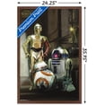 thumbnail image 3 of Star Wars: The Force Awakens - Droids Wall Poster, 22.375" x 34", Framed, 3 of 6