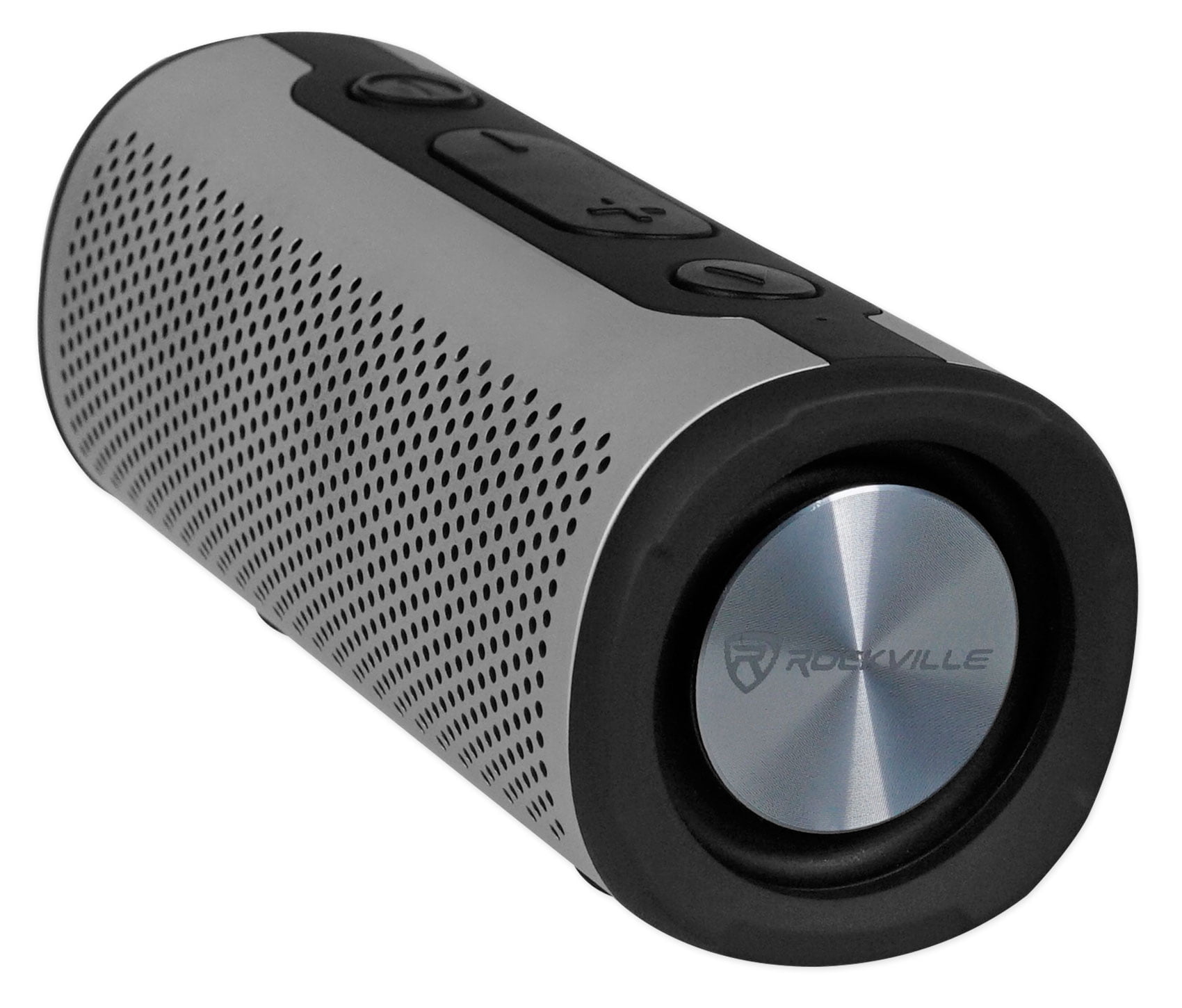 Rockville ROCK LAUNCHER BK Portable Waterproof Bluetooth Speaker for Audiophiles 