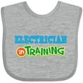 thumbnail image 3 of Inktastic Electrician in Training Boys or Girls Baby Bib, 3 of 4