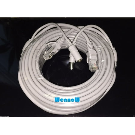 Ethernet Ip Protocol Gray 50ft Cat5E Network Ethernet LAN Video/Power Cable for CCTV IP Camera and wifi router, Gray 50ft Cat5E Network Ethernet LAN Video/Power Cable.., By WennoW ()