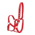thumbnail image 1 of Correas gruesas de alta densidad de 6mm, accesorios para montar a caballo con Control de brida de caballo, Color rojo, 1 of 9