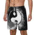 thumbnail image 2 of Uemuo Yin And Yang Pattern Mens Swim Trunks Quick Dry Board Shorts with Mesh Lining, Stretch Beach Shorts Quick Dry No-Chafing Board Shorts-X-Large, 2 of 9