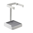 thumbnail image 1 of Pot Lid Holder with Drip Tray, Multifunctional Metal Organization Kitchen Pot Lid Storage Rack for Counter Cabinet Tabletop Kitchen Home Cookware Spatula Dish Organization Storage (White), 1 of 9