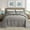 Grey, variant on Tritard 3-Piece Oversized King Quilts Bedspread 128x120 Extra Wide Lightweight Coverlet Set, Grey