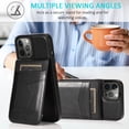 thumbnail image 2 of Compatible with iPhone 14 Pro Max Wallet Case (2022), Soft PU Leather Card Holder Case with Kickstand Slim Protective Flip Case for iPhone 14 Pro Max 6.7 Inch, 2 of 6