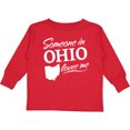 thumbnail image 3 of Inktastic Someone in Ohio Loves Me Boys or Girls Long Sleeve Toddler T-Shirt, 3 of 5