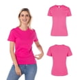 thumbnail image 2 of Playera Peso Completo para Dama, Color Fucsia, 100% Algodón, 2 of 3
