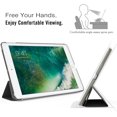 thumbnail image 4 of MoKo Case Fit 2018/2017 iPad 9.7 6th/5th Generation - Ultra Slim Lightweight Smart-Shell Stand Cover with Translucent, 4 of 4