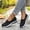 Black, variant on Women's -on Walking Shoes Casual Loafers Mesh Lightweight Breathable Fashion Running Sneakers(Black,7.5)