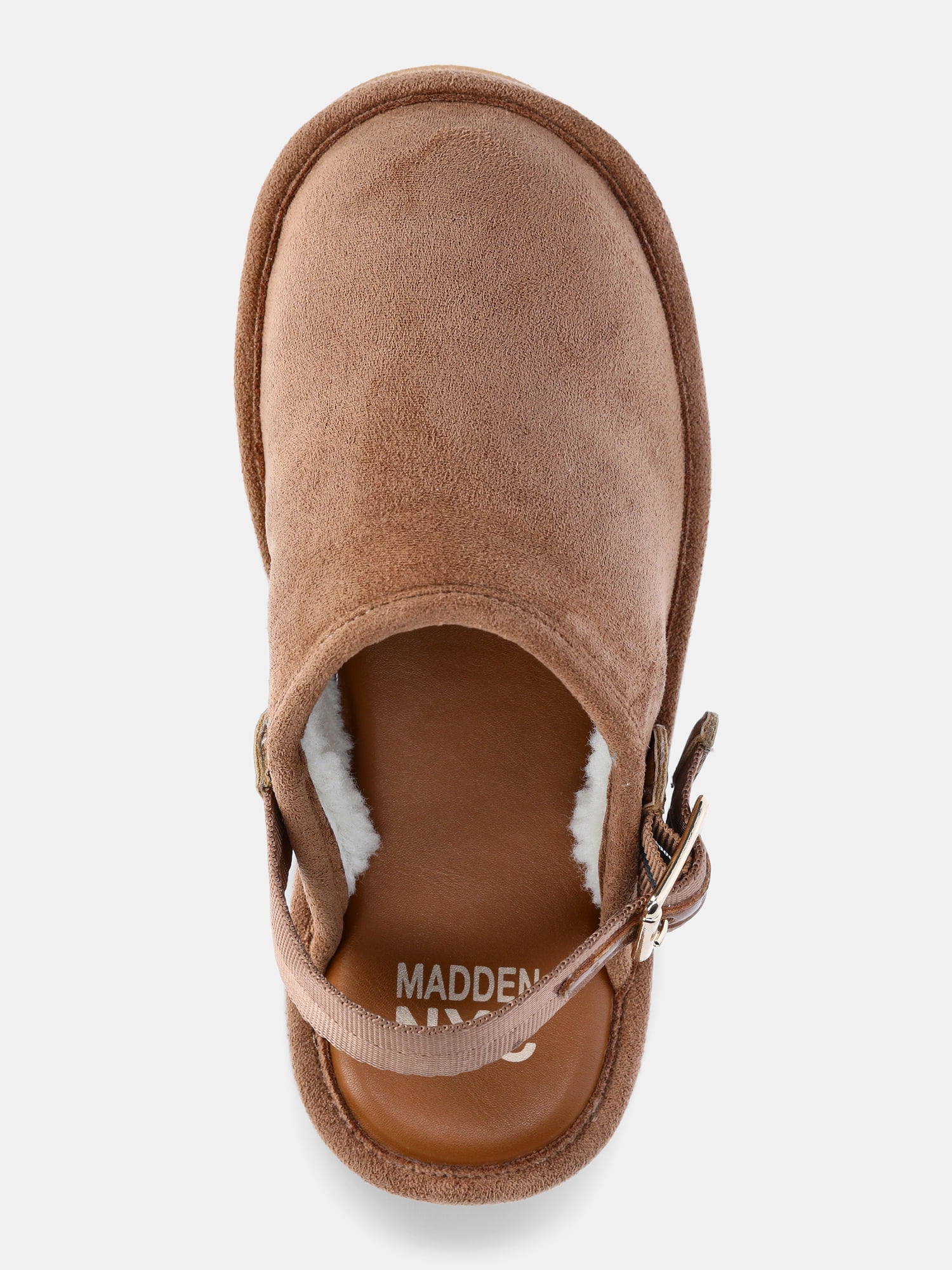 Madden NYC Little and Big Girls' Platform Clogs with Faux Shearling Lining