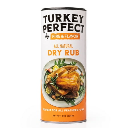 Turkey Perfect by Fire & Flavor FFR115 All Natural Turkey Rub  8-oz.