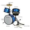 thumbnail image 5 of Spectrum AIL 610B 3-Piece Junior Drum Set with Crash Cymbal and Drum Throne – Blazin’ Blue, 5 of 5