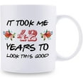 thumbnail image 2 of 42nd Birthday Gifts for Women - It Took Me 42 Years To Look This Good Mug - 42 Year Old Present Ideas for Mom, Daughter, Sister, Wife, Friend, Cousin, Aunt, Coworker - 11 oz Coffee Mug, 2 of 6