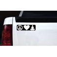 thumbnail image 4 of 10in x 3in Peace Love Yoga Bumper Sticker Vinyl Decal Window Stickers Ski Decals, 4 of 6
